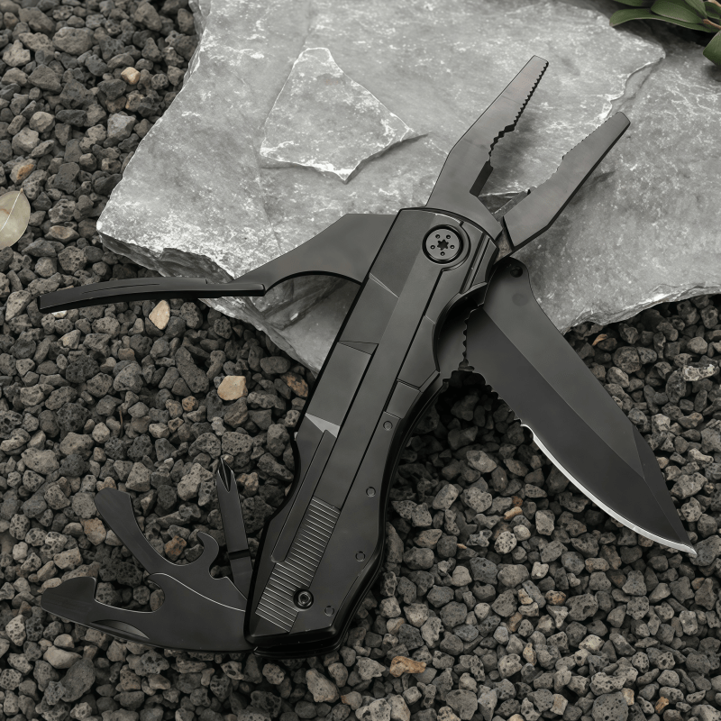 Portable Multi-function Knife and Pliers Set