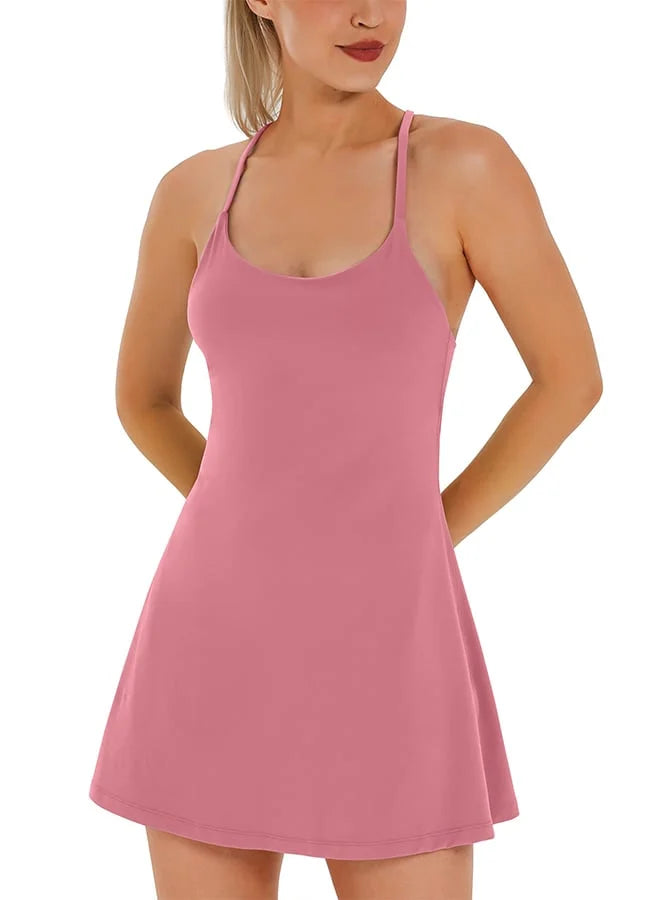 ✨Plush Backless Active Dress-Easy Peezy Edition-UPF50+