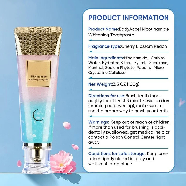 🦷Niacinamide Whitening Toothpaste