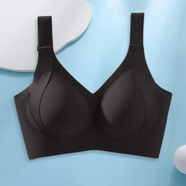 ⏰Women's Ribbed Push Up Adjustable Wireless Bra