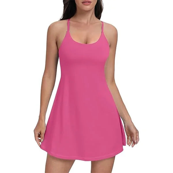 ✨Plush Backless Active Dress-Easy Peezy Edition-UPF50+