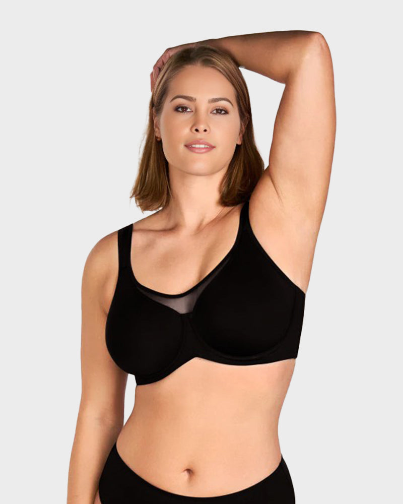 ⏰Plus Size Cooling Full Coverage Minimizer Bra