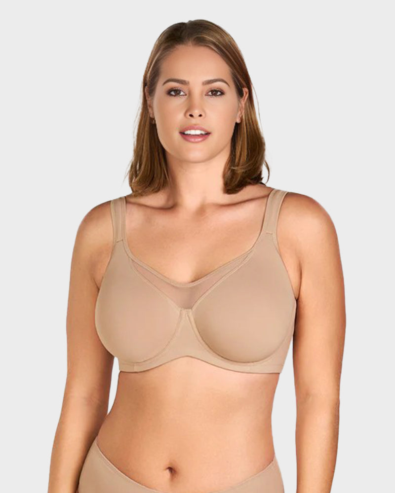 ⏰Plus Size Cooling Full Coverage Minimizer Bra