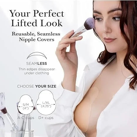 ⏰#1 Bestselling⏰Sticky Not Icky! Seamlesse Uplift Nipple Covers