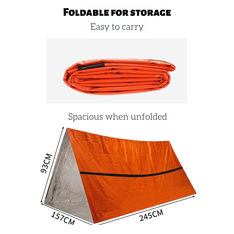 Portable Outdoor Emergency Triangle Tent