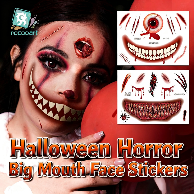 Halloween Prank Makeup Temporary Tattoo