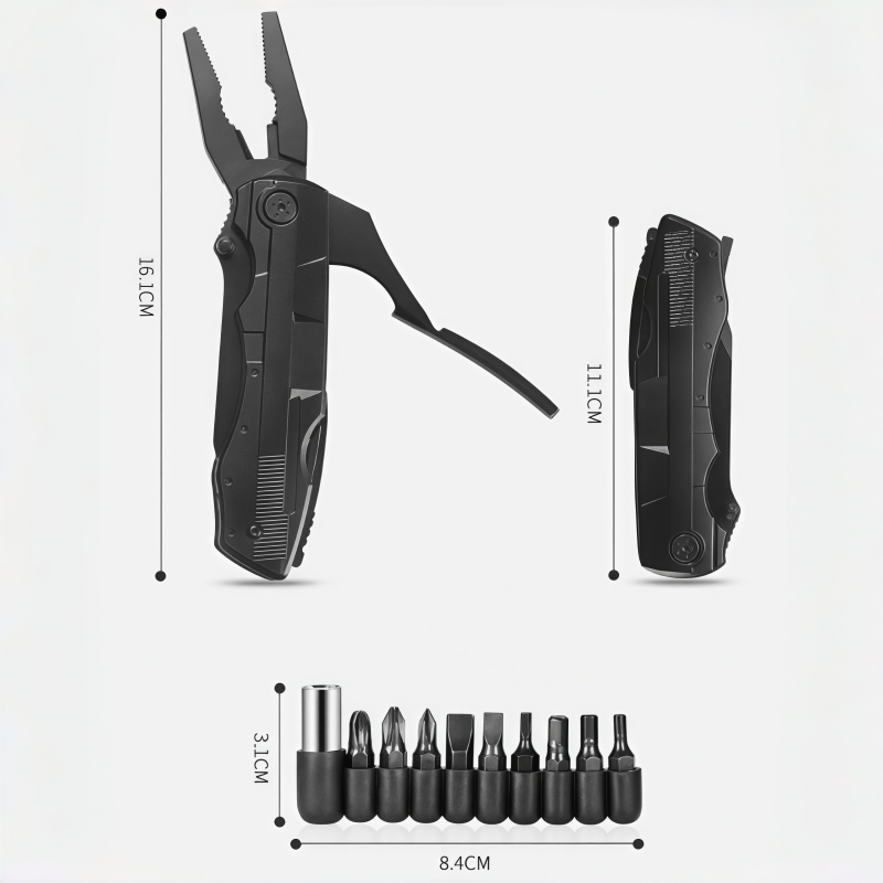 Portable Multi-function Knife and Pliers Set