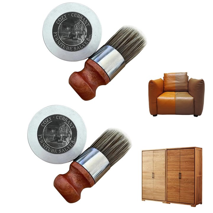 đLeather & Furniture Repair Salve + Applicator Brush