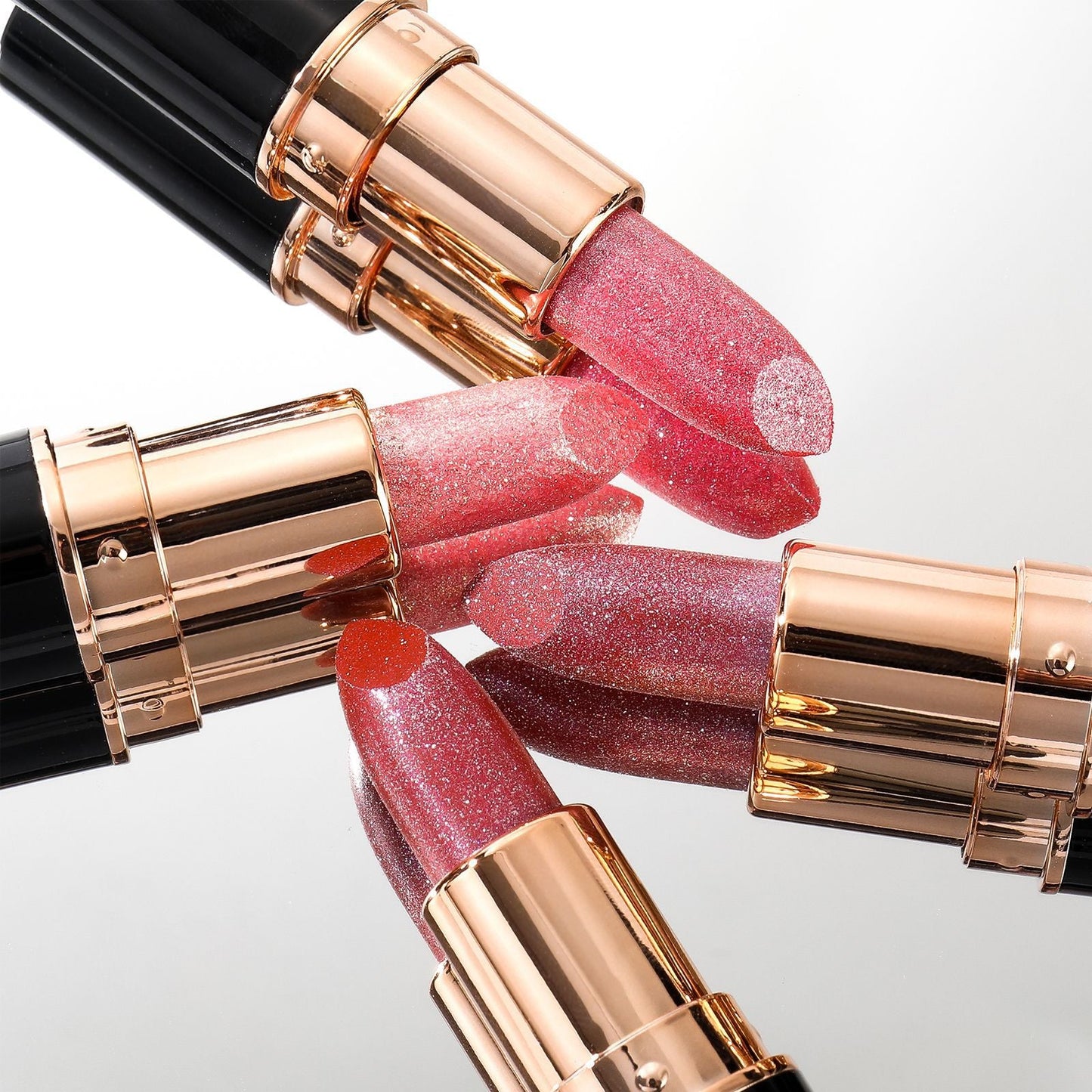 💄Diamond Lip Gloss Glitter Lipstick Waterproof