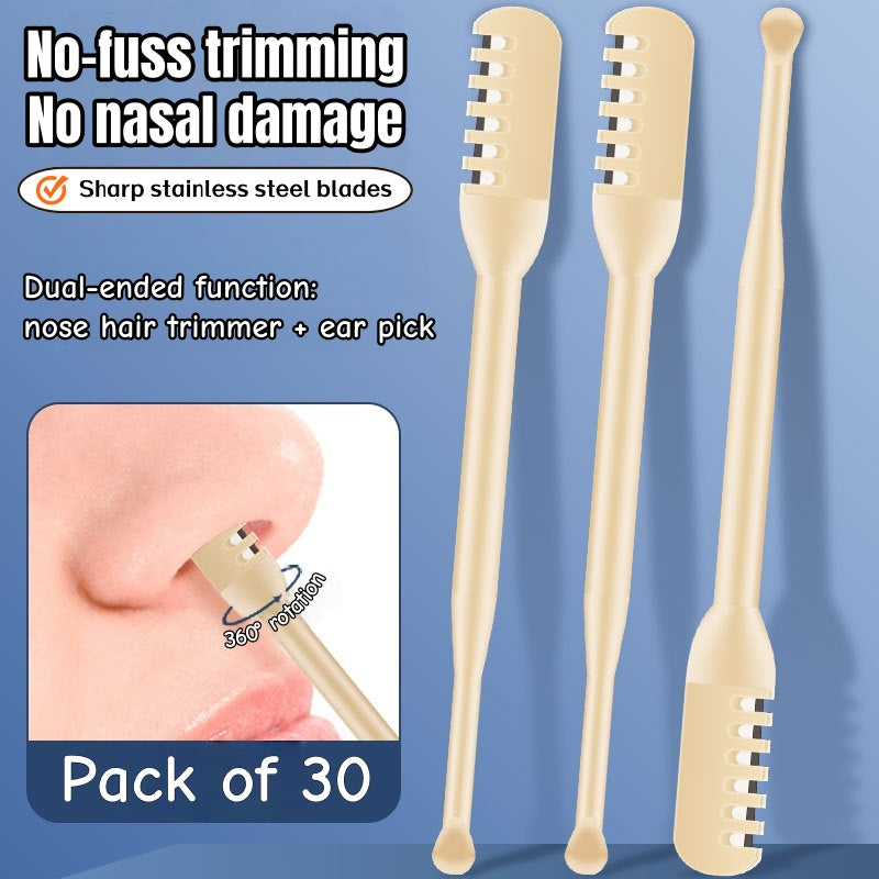 Reusable Precision Nose Hair Trimmer– Gentle Grooming for Refined Personal Care