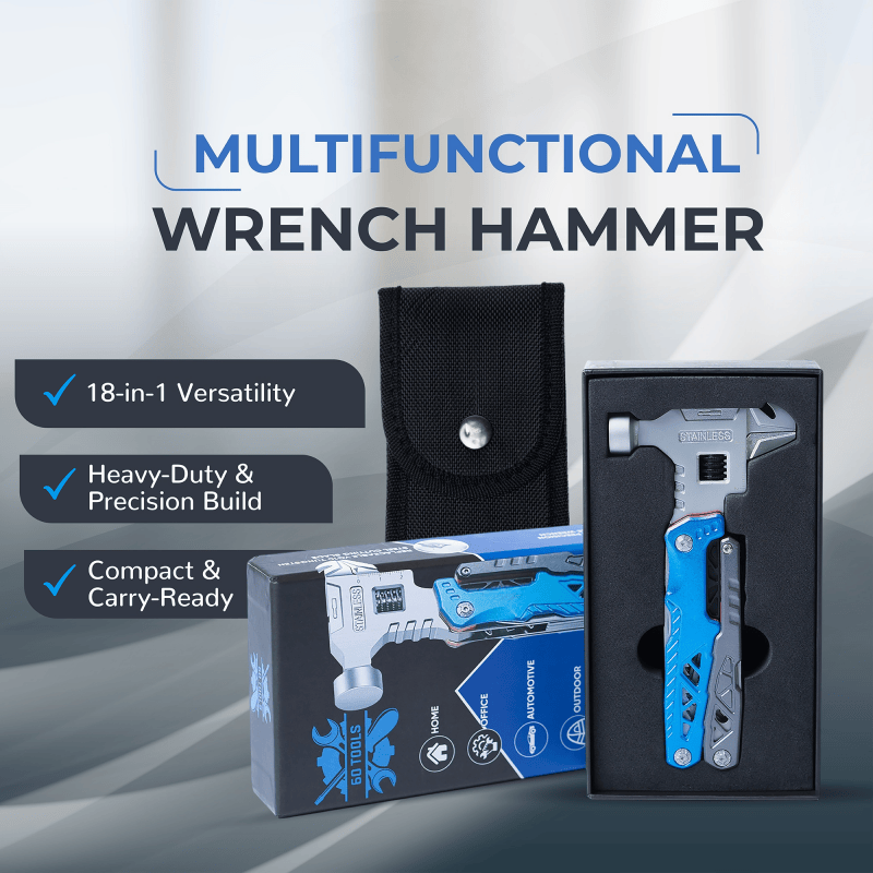 18 In 1 Multifunctional Wrench Hammer