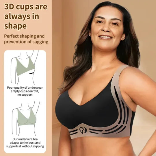 ✨Last Day 50% OFF⏰ -No more sagging breasts!-Super gather bra| Wireless Push-up Bra