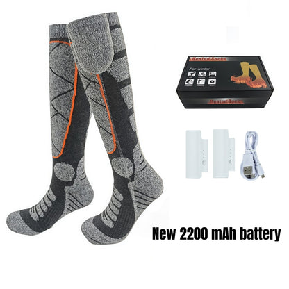 Adjustable Temperature Electric Heating Socks