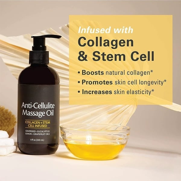 ⏰Anti Cellulite Massage Oil⏰Erase Dimples, Restore Youthful Skin!