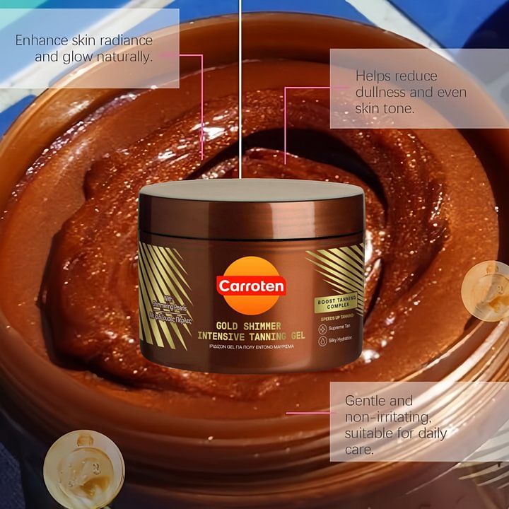 2025 Summer Hot Sale- Gold Shimmer Intensive Tanning Gel