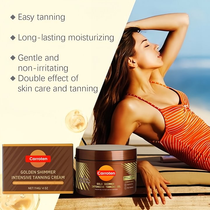 2025 Summer Hot Sale- Gold Shimmer Intensive Tanning Gel