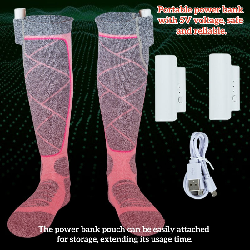 Adjustable Temperature Electric Heating Socks