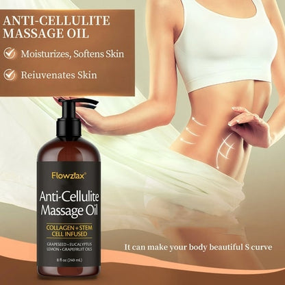 ⏰Anti Cellulite Massage Oil⏰Erase Dimples, Restore Youthful Skin!