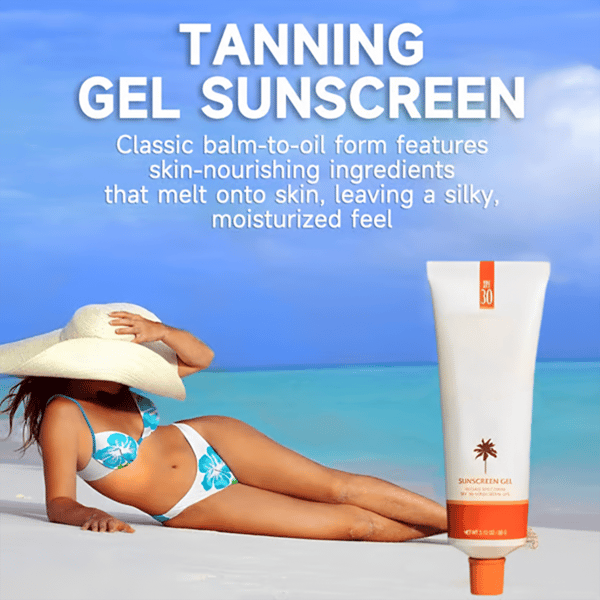 Orange Tanning Gel SPF 30+🌿✨