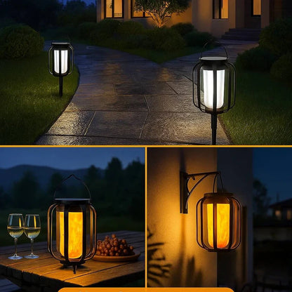 Solar Flame Lamp: Indoor & Outdoor Ambience Maker