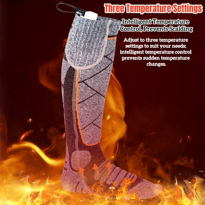 Adjustable Temperature Electric Heating Socks