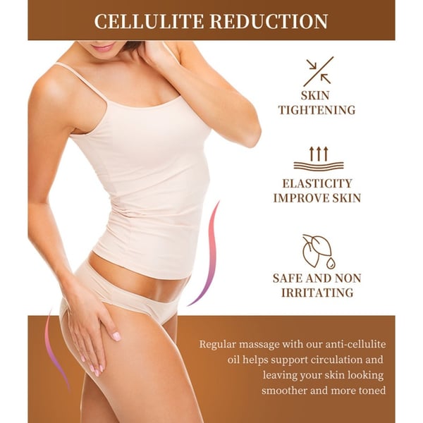 ⏰Anti Cellulite Massage Oil⏰Erase Dimples, Restore Youthful Skin!