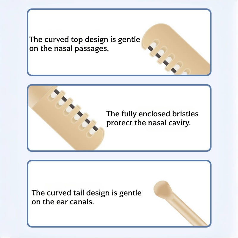 Reusable Precision Nose Hair Trimmer– Gentle Grooming for Refined Personal Care