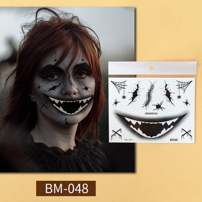 Halloween Prank Makeup Temporary Tattoo