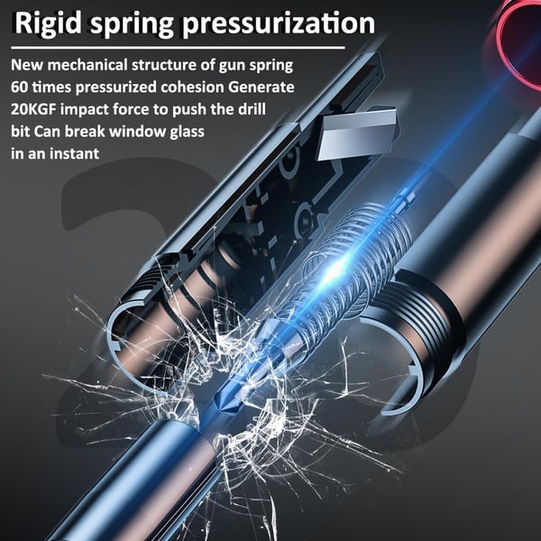 Safe Hammer Glass Breaker Under Water