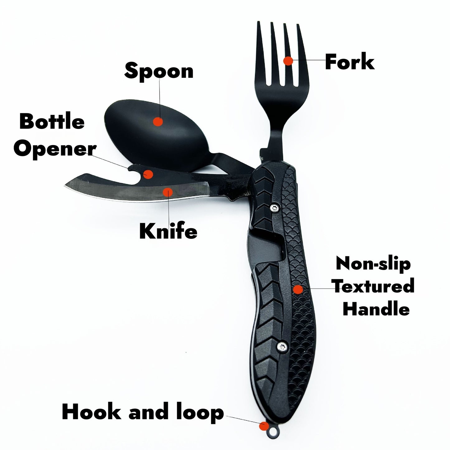 Multifunctional Outdoor Folding Tableware