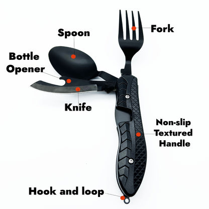 Multifunctional Outdoor Folding Tableware