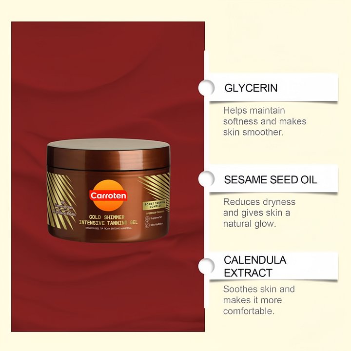 2025 Summer Hot Sale- Gold Shimmer Intensive Tanning Gel