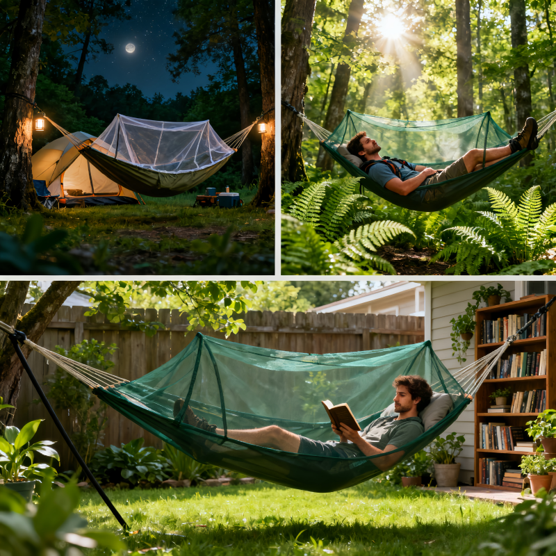 Outdoor Anti-Mosquito Camping Hammock