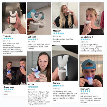 U-Shaped 360º Ultrasonic Toothbrush