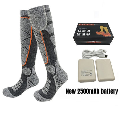 Adjustable Temperature Electric Heating Socks