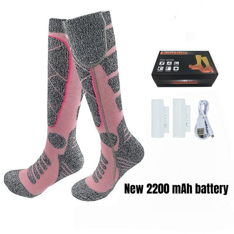 Adjustable Temperature Electric Heating Socks