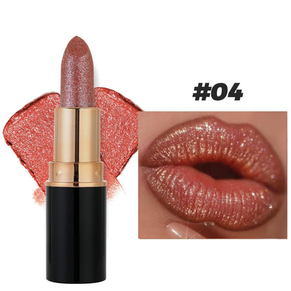 💄Diamond Lip Gloss Glitter Lipstick Waterproof