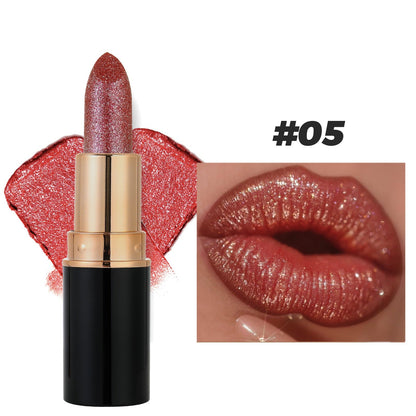 💄Diamond Lip Gloss Glitter Lipstick Waterproof