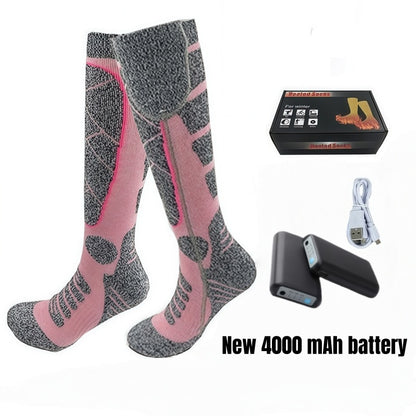 Adjustable Temperature Electric Heating Socks