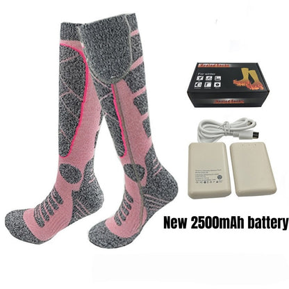 Adjustable Temperature Electric Heating Socks