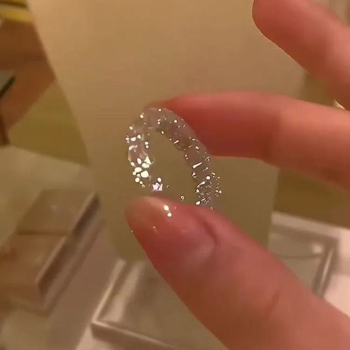 🔥Full Star River Moissan Diamond Ring, Handmade with 266 Moissan Diamonds⏰LAST DAY SALE-49% OFF✨