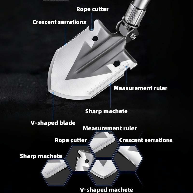 Multifunctional Folding Engineer Shovel