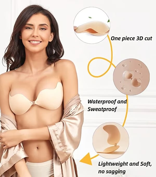 🔥Invisible Diva Strapless Backless Push up Bra🌎