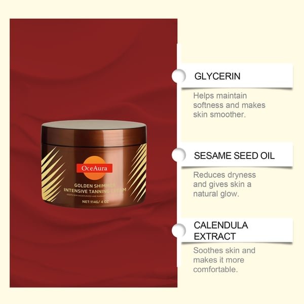 2025 Summer Hot Sale- Gold Shimmer Intensive Tanning Gel