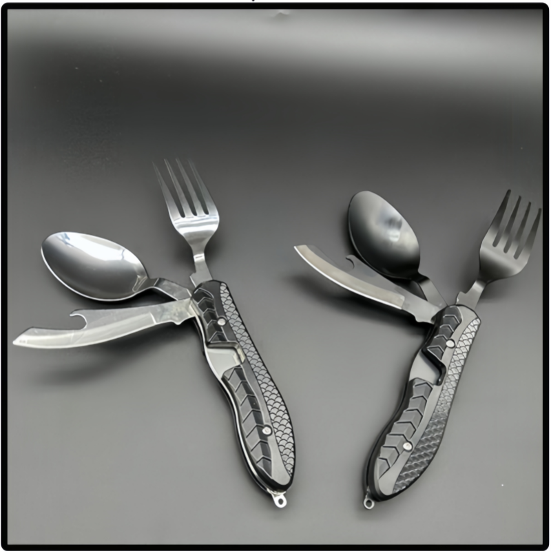 Multifunctional Outdoor Folding Tableware