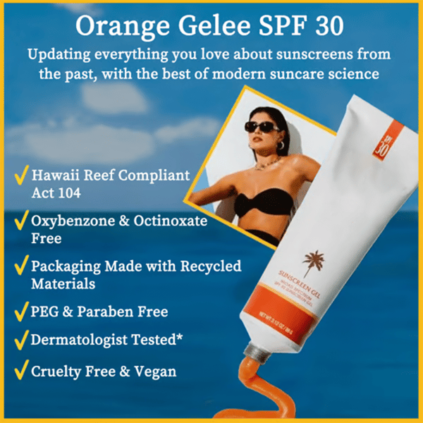 Orange Tanning Gel SPF 30+🌿✨