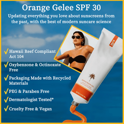 Orange Tanning Gel SPF 30+🌿✨
