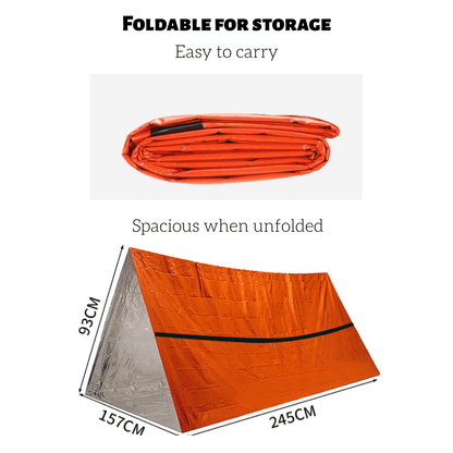 Portable Outdoor Emergency Triangle Tent