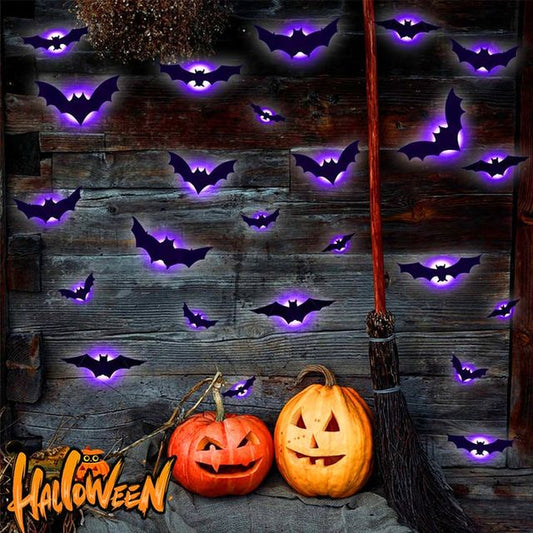 Halloween 3D Lighted Bats🦇💥💥
