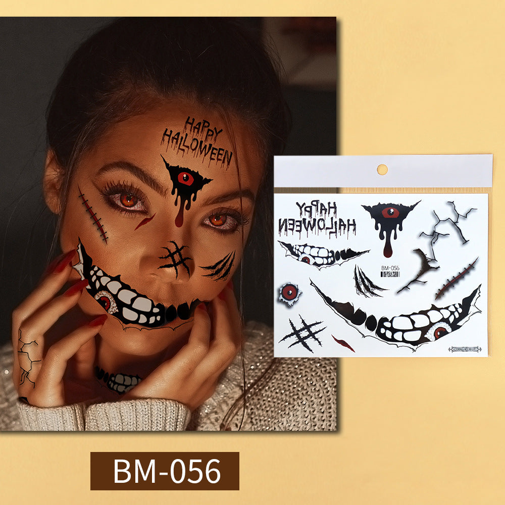 Halloween Prank Makeup Temporary Tattoo